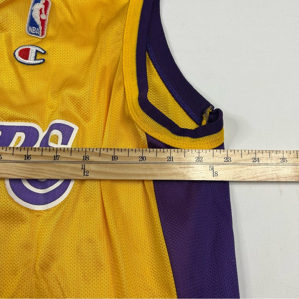 Vintage 90s KOBE BRYANT #8 Los Angeles LA Lakers Champion Jersey 44 Large L - Picture 4 of 7